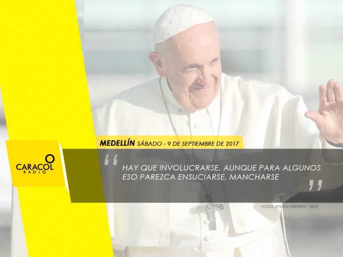 1.2 millones de personas asisten a la misa en Medellín. 