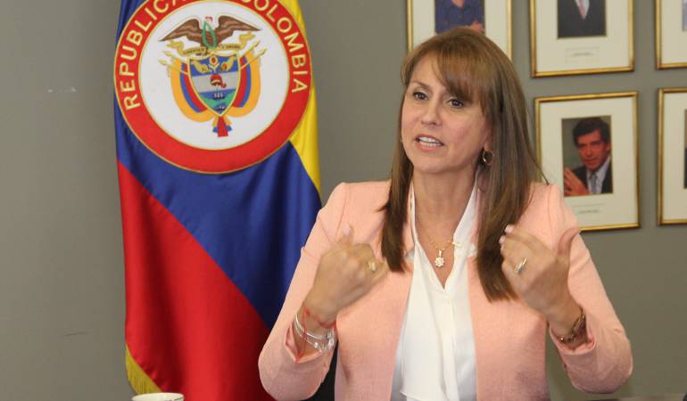 Griselda Restrepo, ministra de Trabajo. 