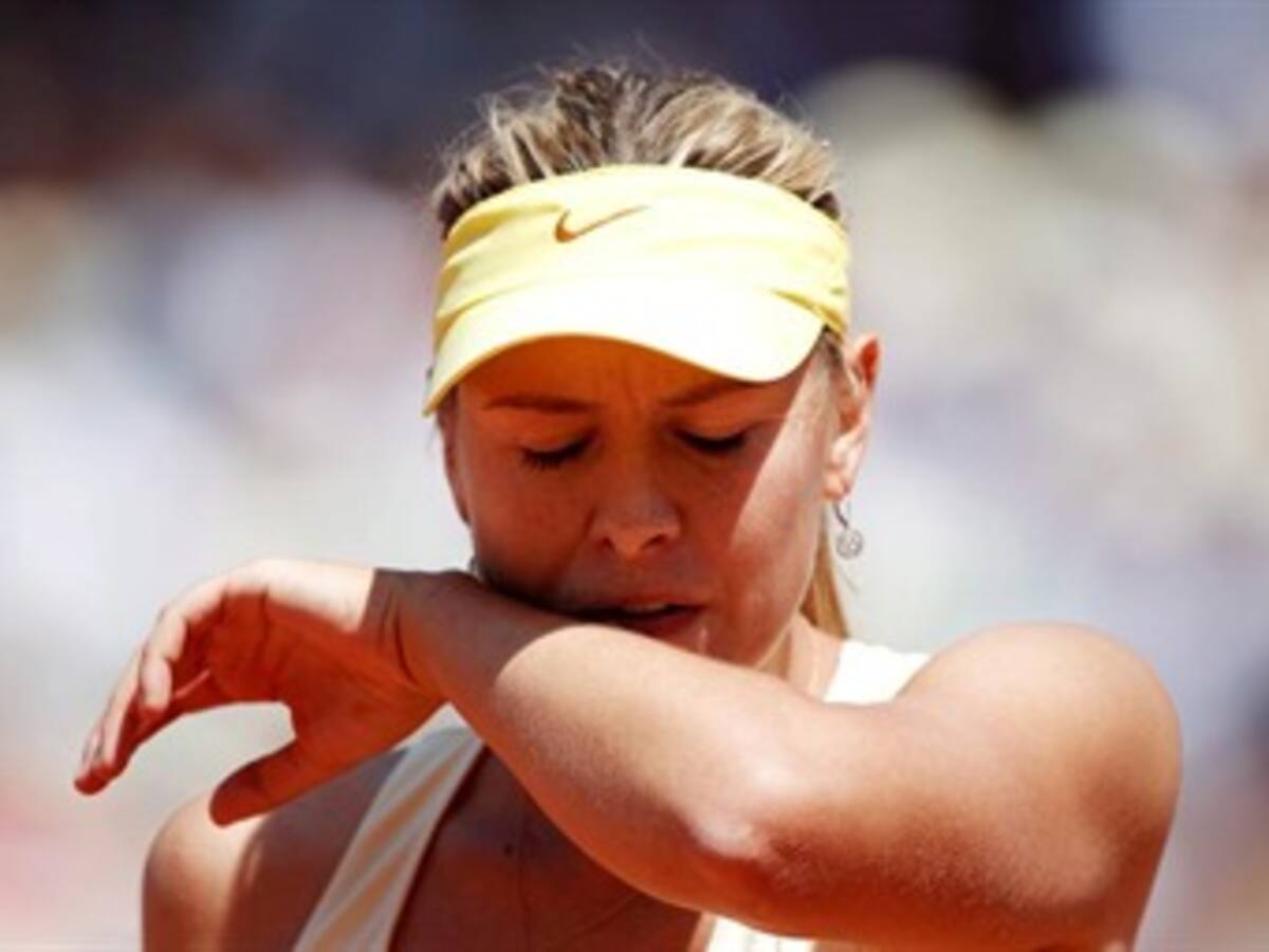 María Sharapova fue eliminada en semifinales de Roland Garros