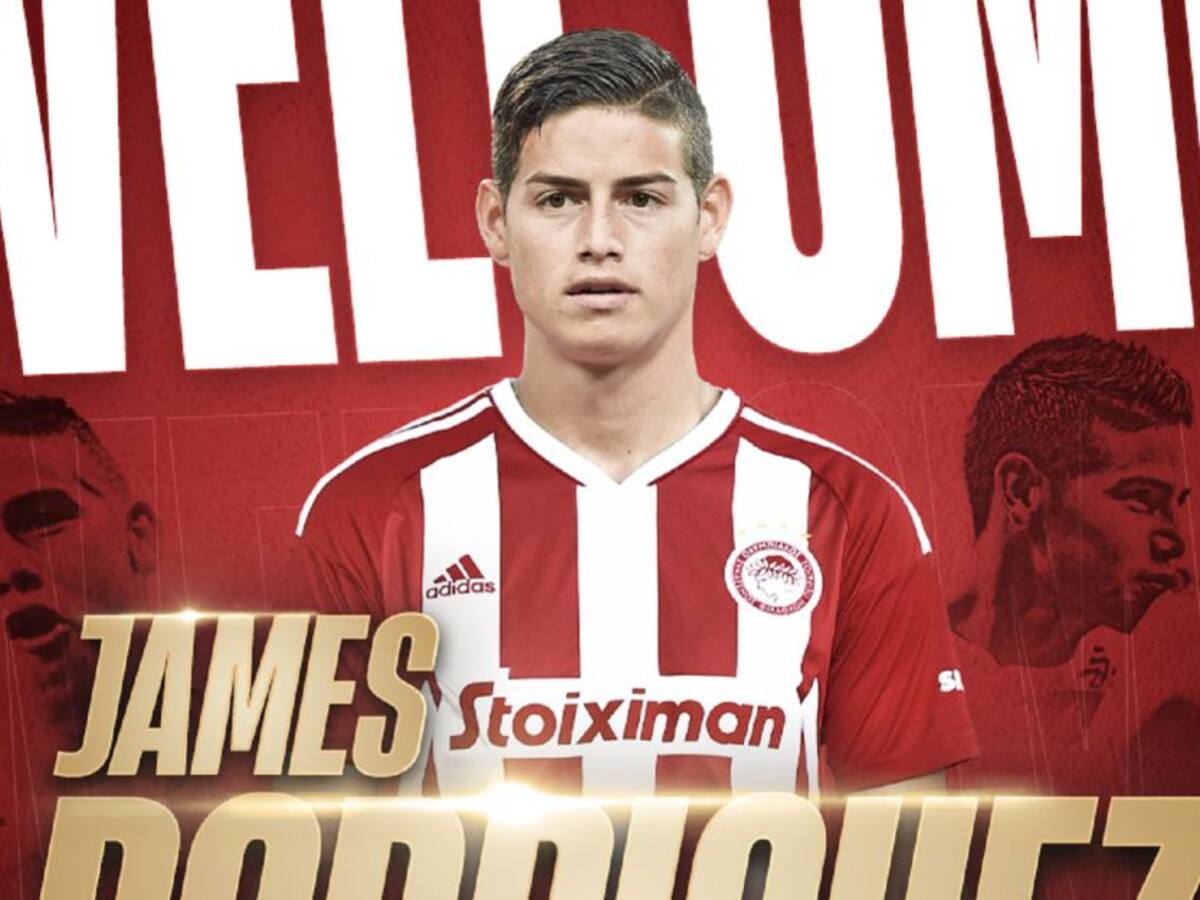 James Rodríguez es nuevo jugador del Olympiacos de Grecia