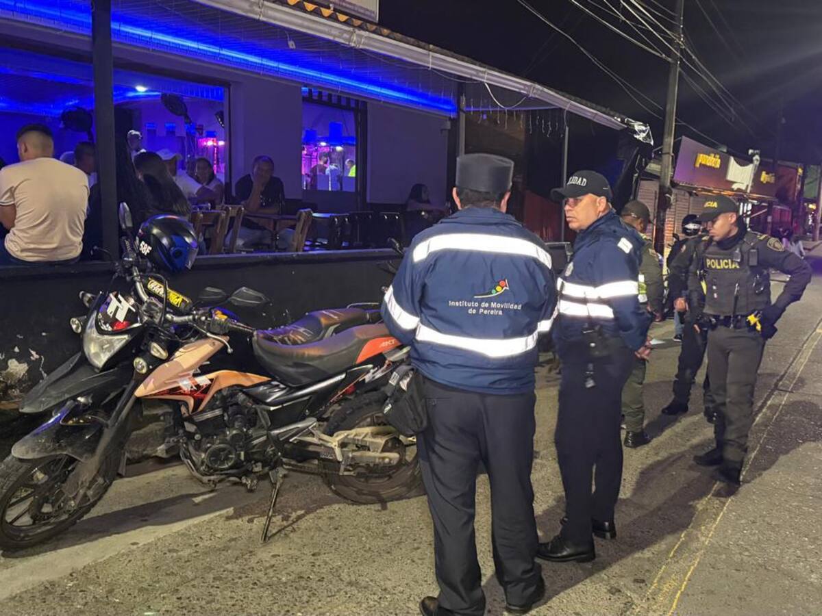 Se intensifican los operativos en Pereira contra conductores que manejan en estado de embriaguez