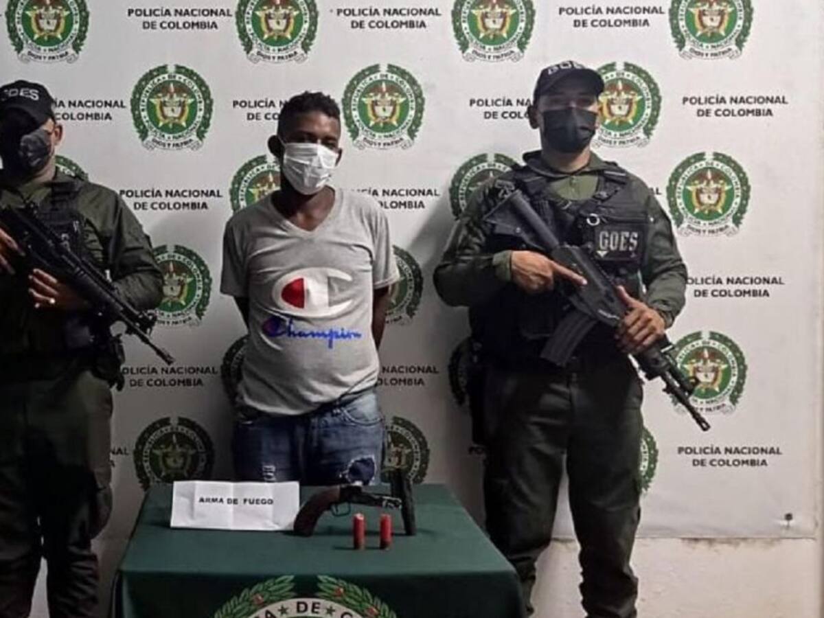 Capturado en Magangué por presunto porte ilegal de armas