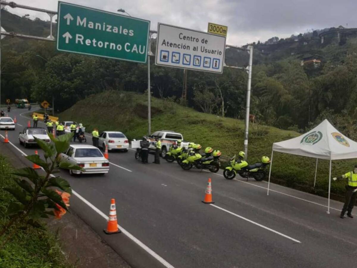 Reducción del 35 % en el número de vehículos que usaron vías de Risaralda
