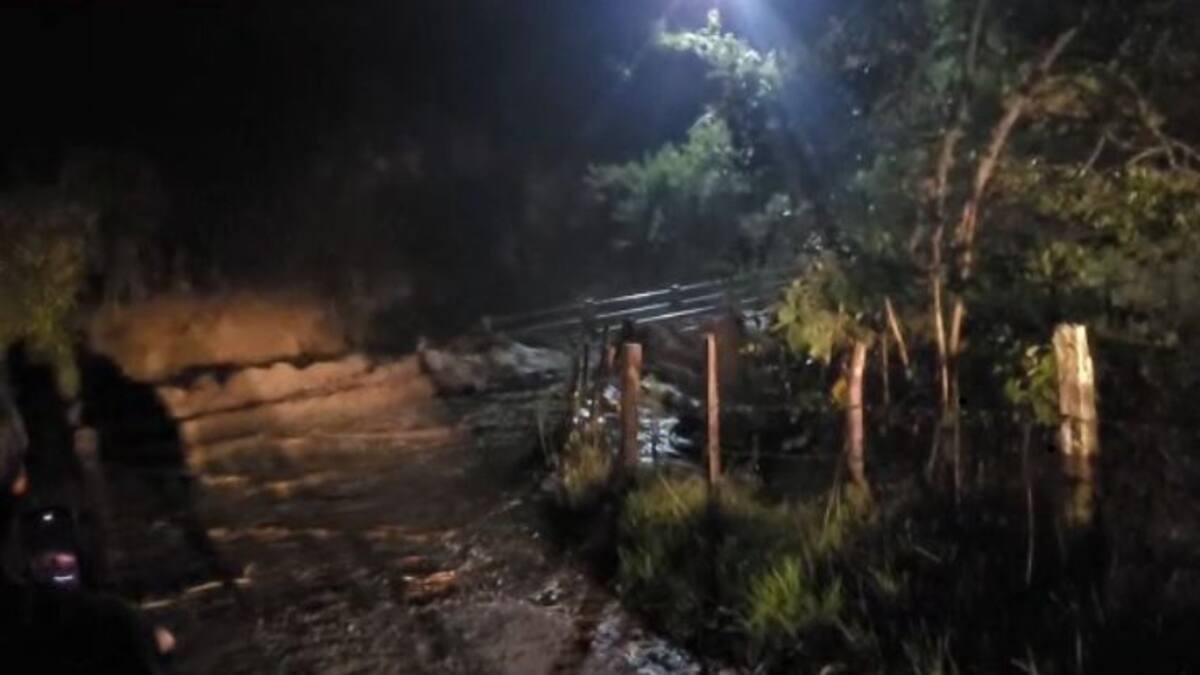 Alerta en Choachí: lluvias de las últimas horas provocaron desbordamientos