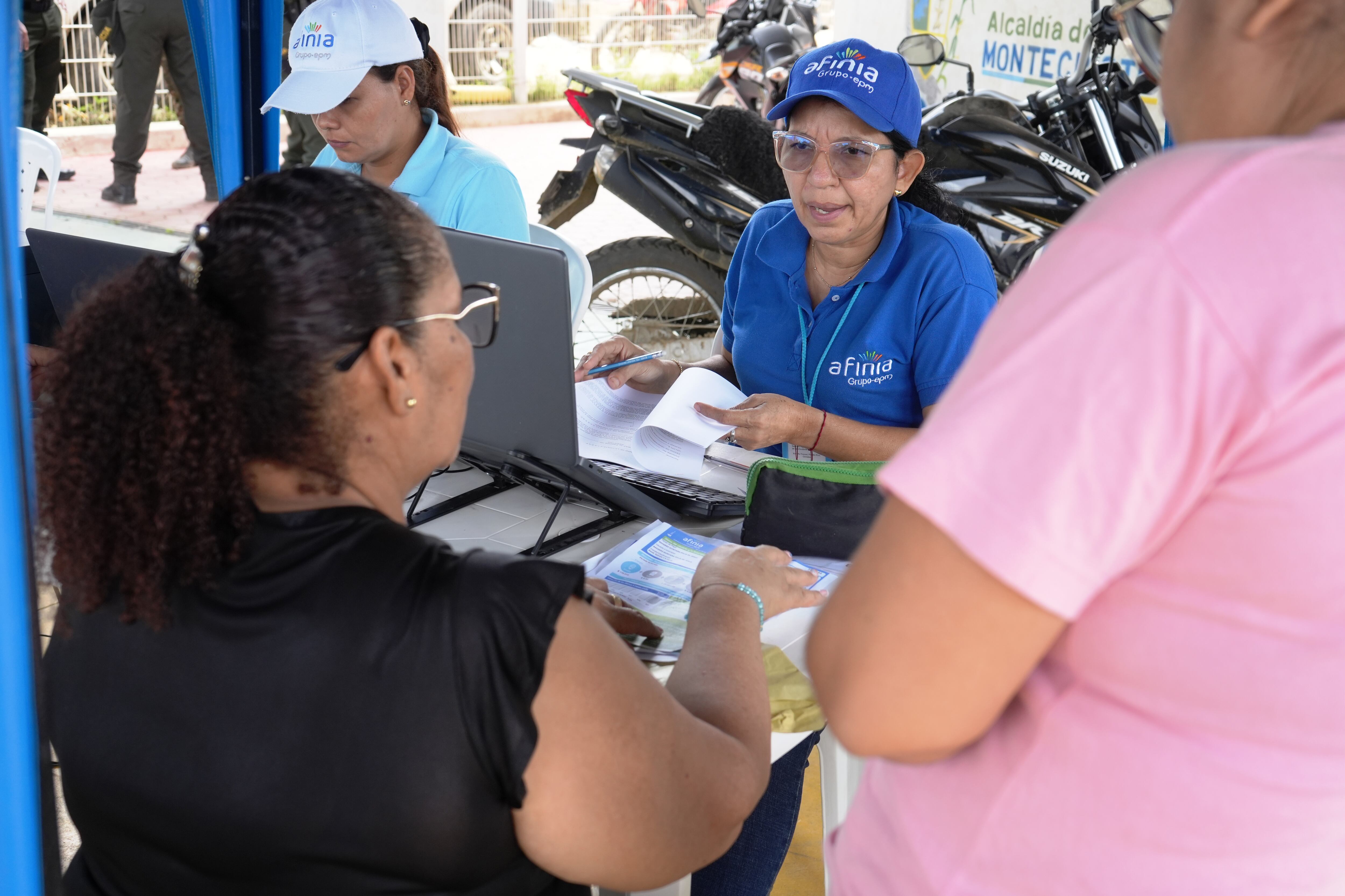 Cerca de 17 millones de pesos logró recaudar Afinia en jornada comercial en Montecristo, Bolívar