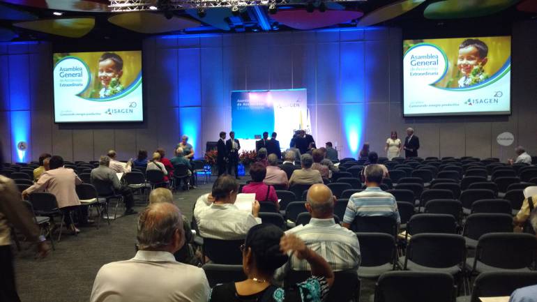Asamblea de Accionistas de Isagén en Medellín. 