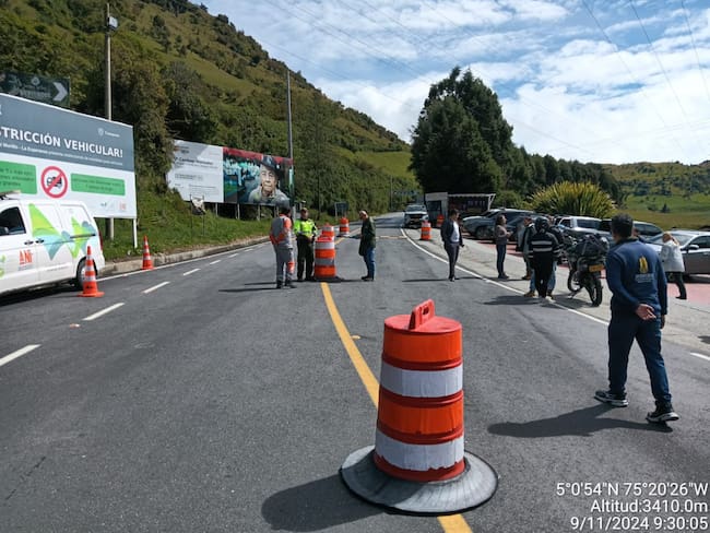 En forma periódica las autoridades viales realizan controles en la vía Murillo-Manizales