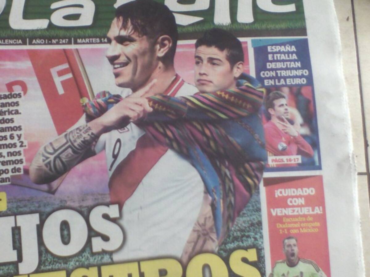 Prensa peruana subestimó la selección Colombia y a James Rodríguez