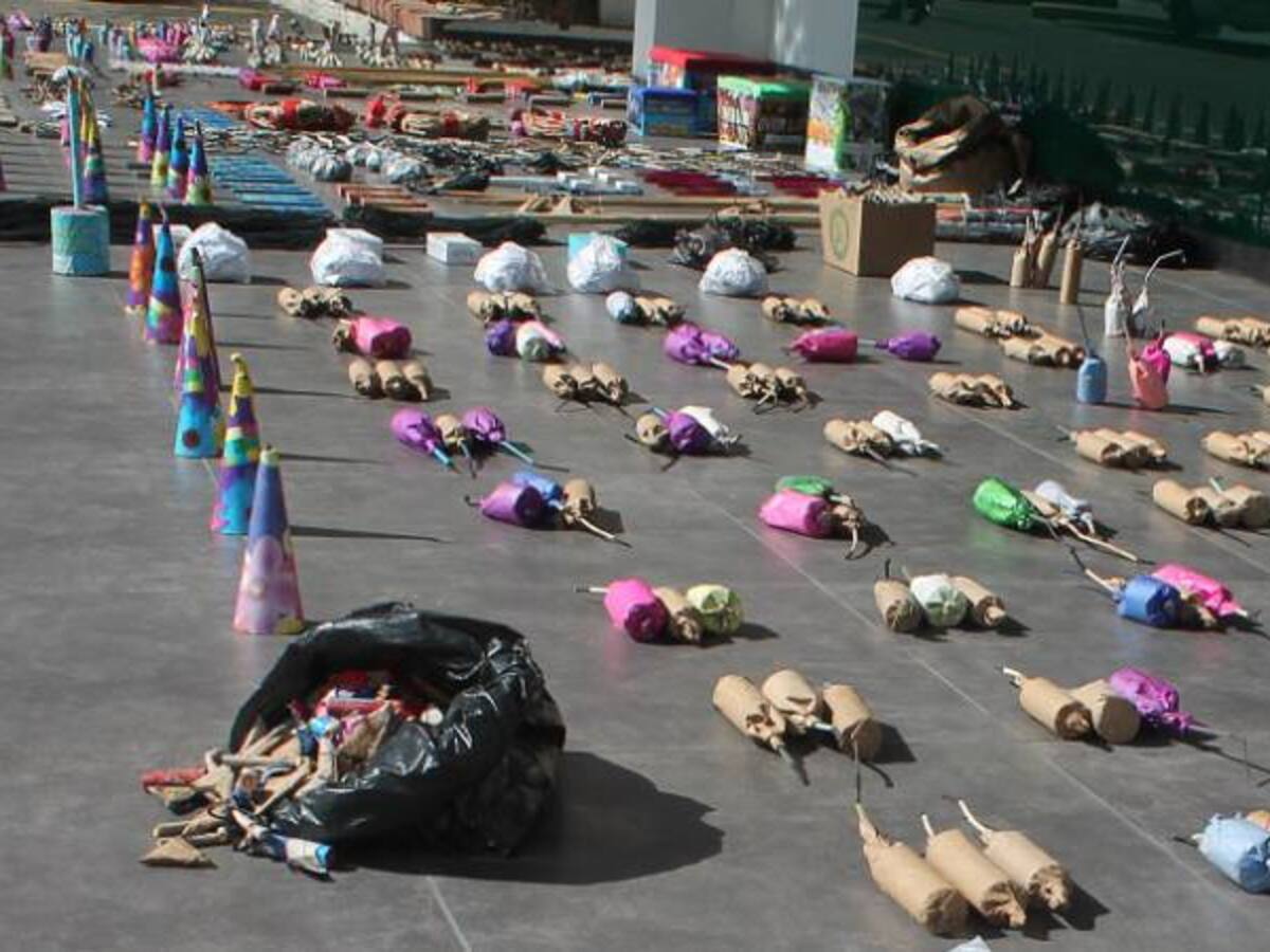 La Policía de Tunja creó el escuadrón ‘antipólvora’ para evitar niños quemados en navidad