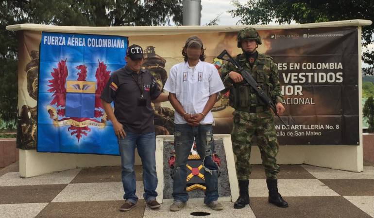 La captura se dio en el barrio Los Naranjos de Armenia.