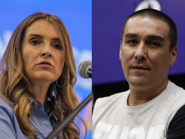 Paloma Valencia y Julio César González 'Matador'. Fotos: (Colprensa - Catalina Olaya) / (Colprensa - Luisa González)