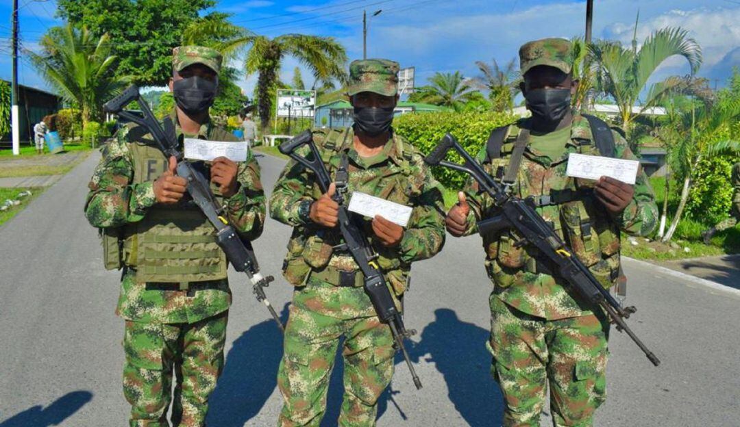 153.903 militares activos han recibido las primeras dosis del biológico.