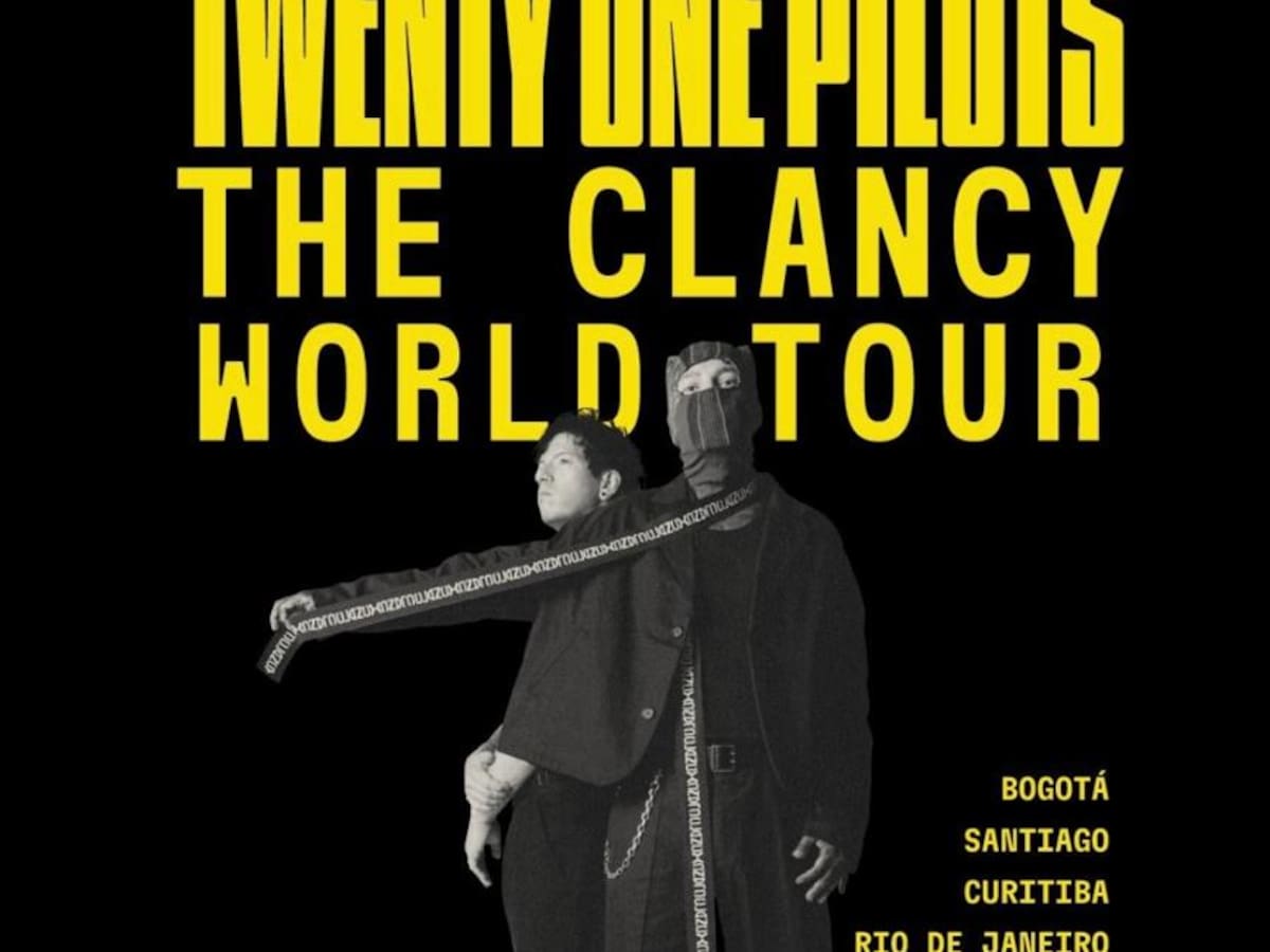 ¡Confirmado! Twenty One Pilots llega a Colombia por primera vez en concierto en solitario