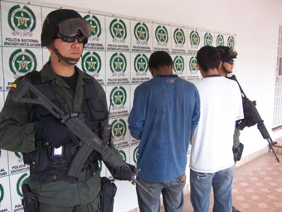 Capturan dos cabecillas de bandas delincuenciales en Medellín