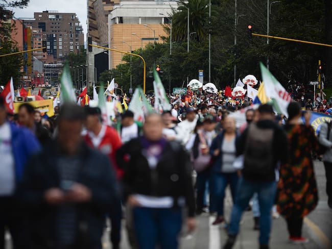Marchas en Colombia. (Photo by Lina Gasca M/Anadolu Agency via Getty Images)