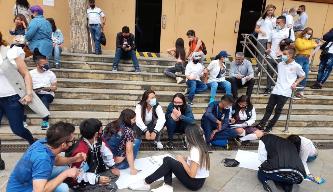 Foto: Enviada por Paula Ladino, docente del colegio INEM.