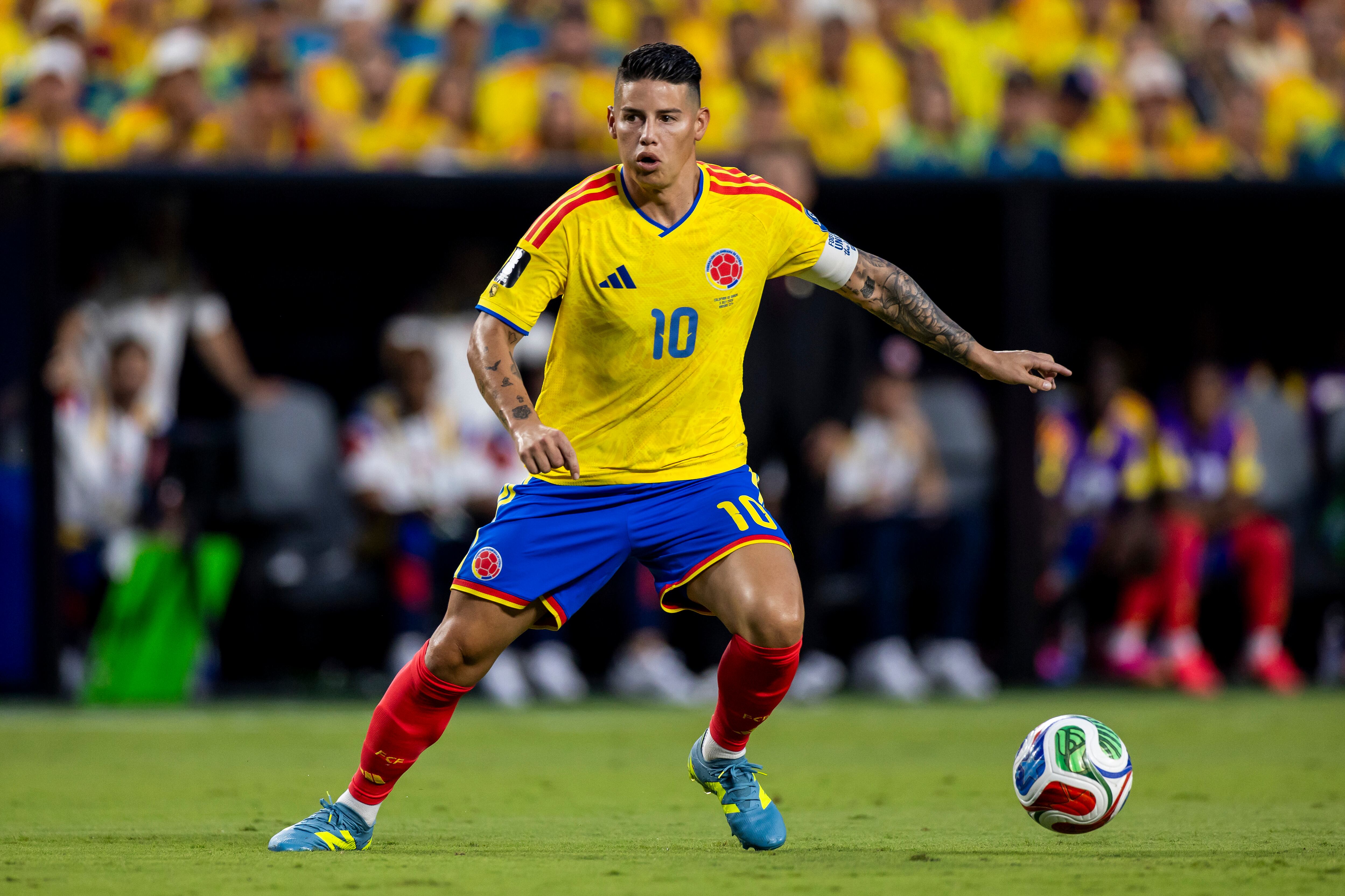 James Rodríguez con la Selección Colombia - Getty Images