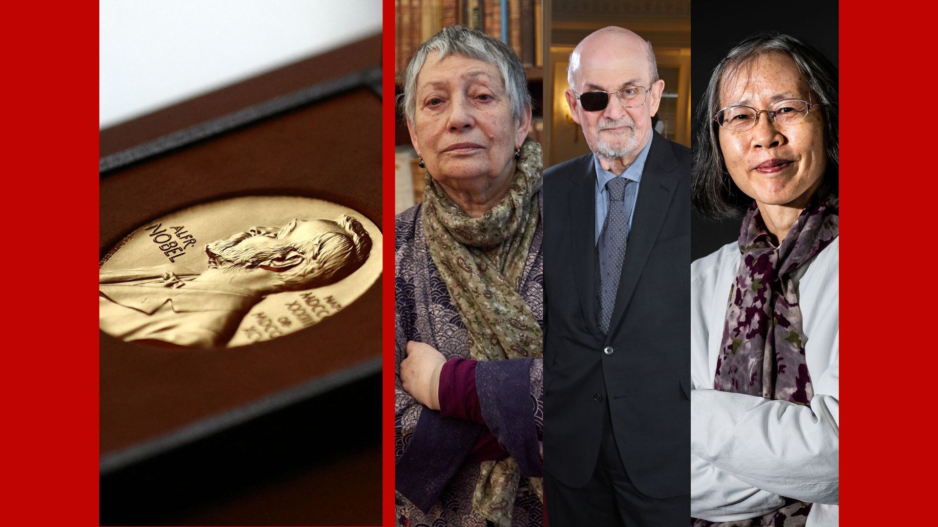 Autores opcionados a ganar el Premio Nobel de Literatura 2023. Fotos: Getty Images.
