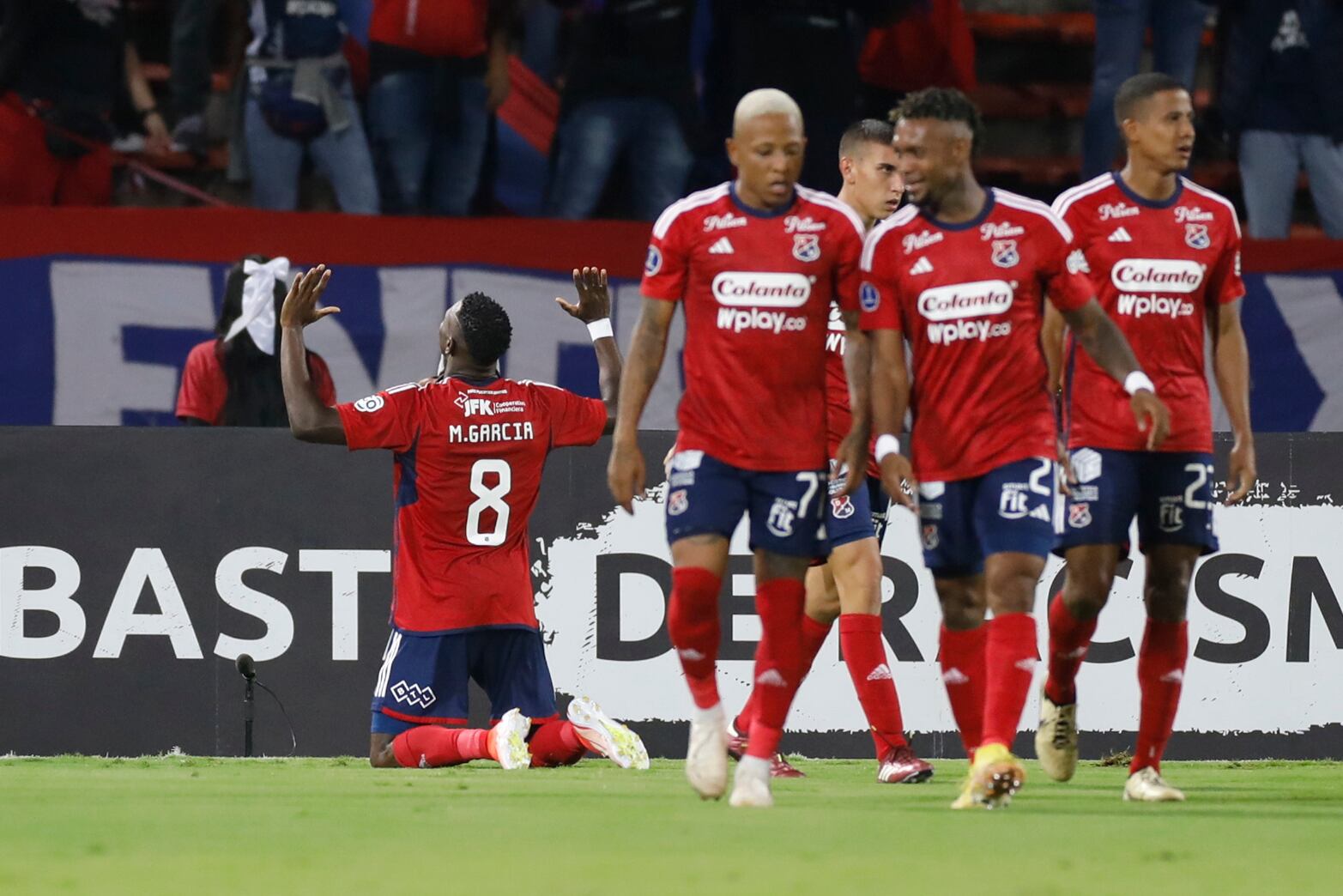 Independiente Medellín se impuso en casa por Copa Sudamericana. EFE/ Luis Eduardo Noriega Arboleda