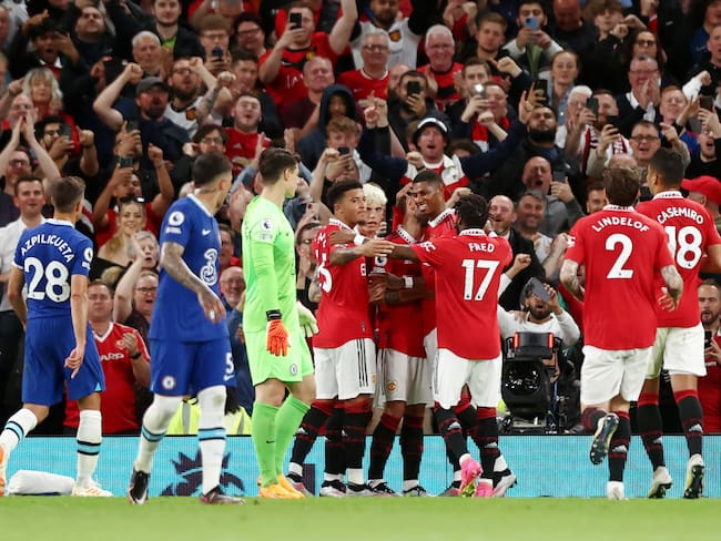 Manchester United derrotó a Chelsea por la Premier League y se clasificó a Champions (Photo by Naomi Baker/Getty Images)