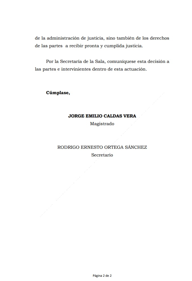El llamado de atención de la Corte Suprema a la fiscal del caso Uribe