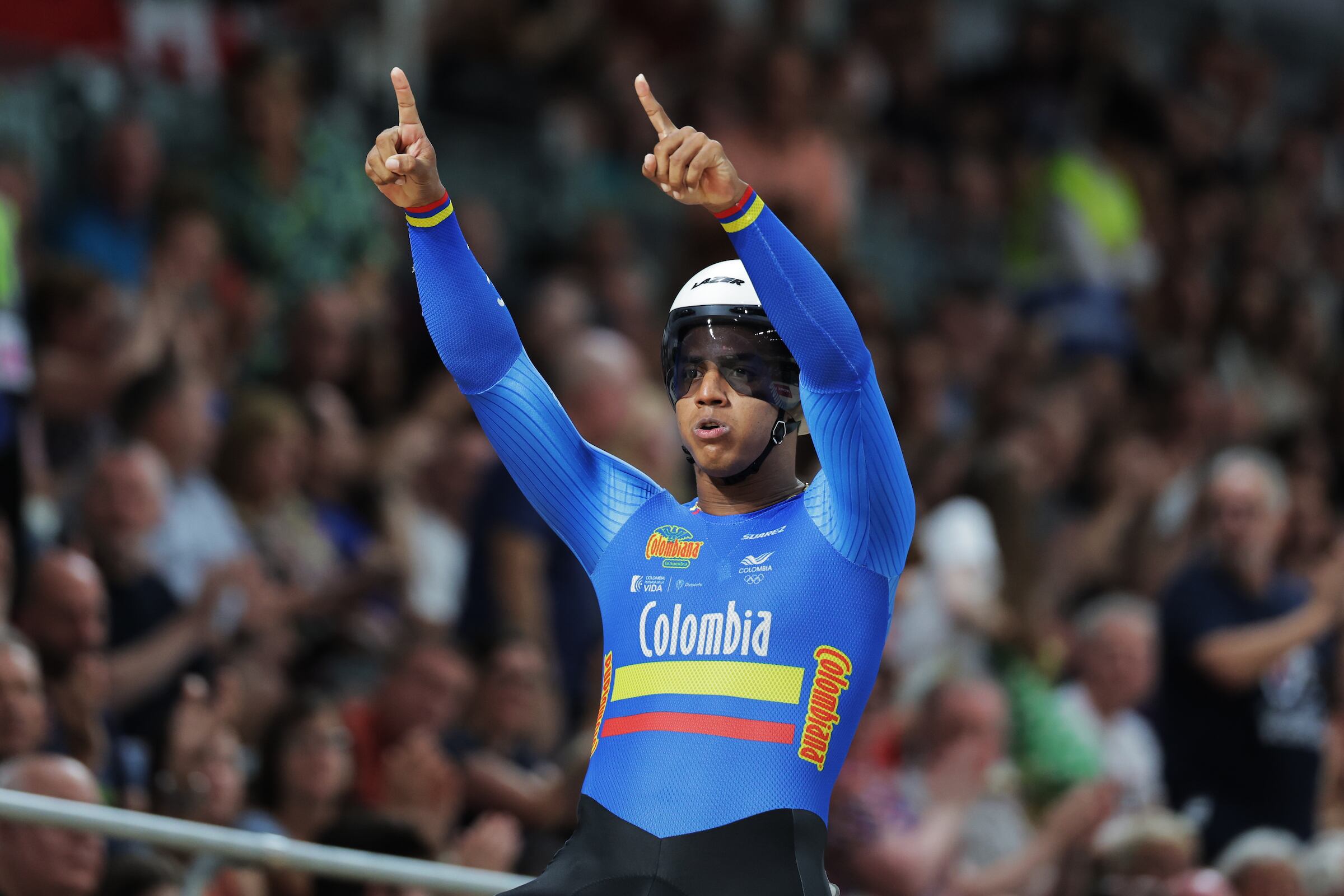 Kevin Quintero, campeón mundial del keirin / Twitter: @UCI_Track