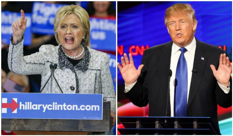 Hillary Clinton y Donald Trump.