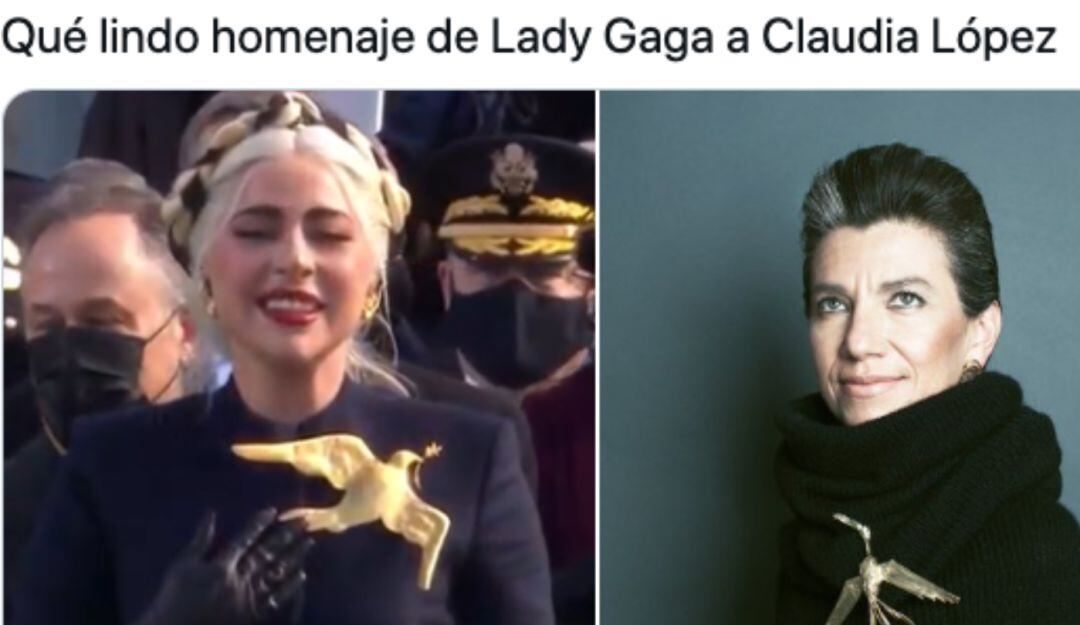 Meme sobre la posesión de Biden. 