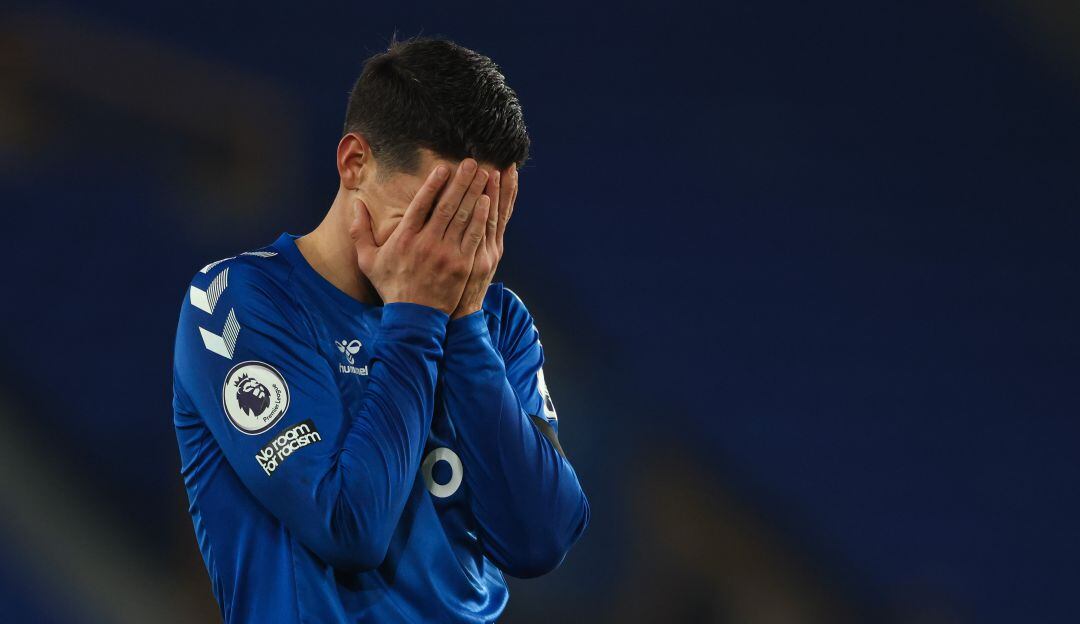 James Rodríguez disputó 23 partidos de la Premier League con el Everton.