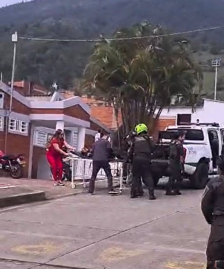 Ataque con explosivos deja tres policías heridos en Ragonvalia, Norte de Santander. / Foto: Cortesía.