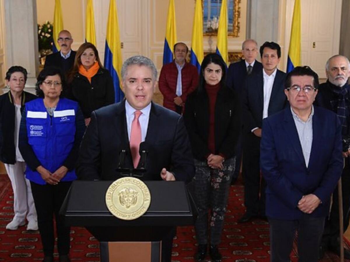 Apoyo total al aislamiento obligatorio del Gobierno de Iván Duque