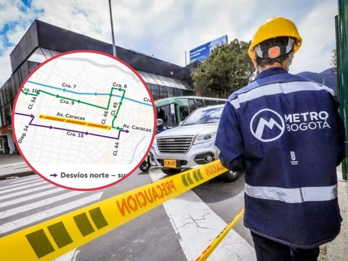 Desde el 5 de Julio habrá nuevos cierres por obras del Metro de Bogotá. ¿Cuáles Son?