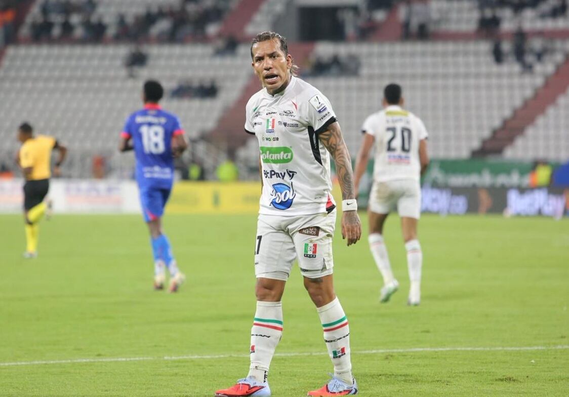 Dayro Moreno en el partido ante Unión Magdalena / Colprensa