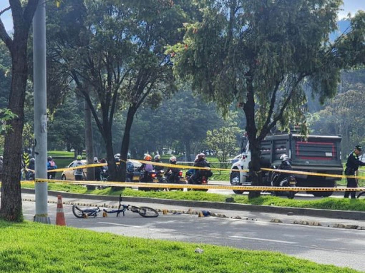 Muere escolta de vicefiscal en medio de un accidente de transito en el occidente de Bogotá