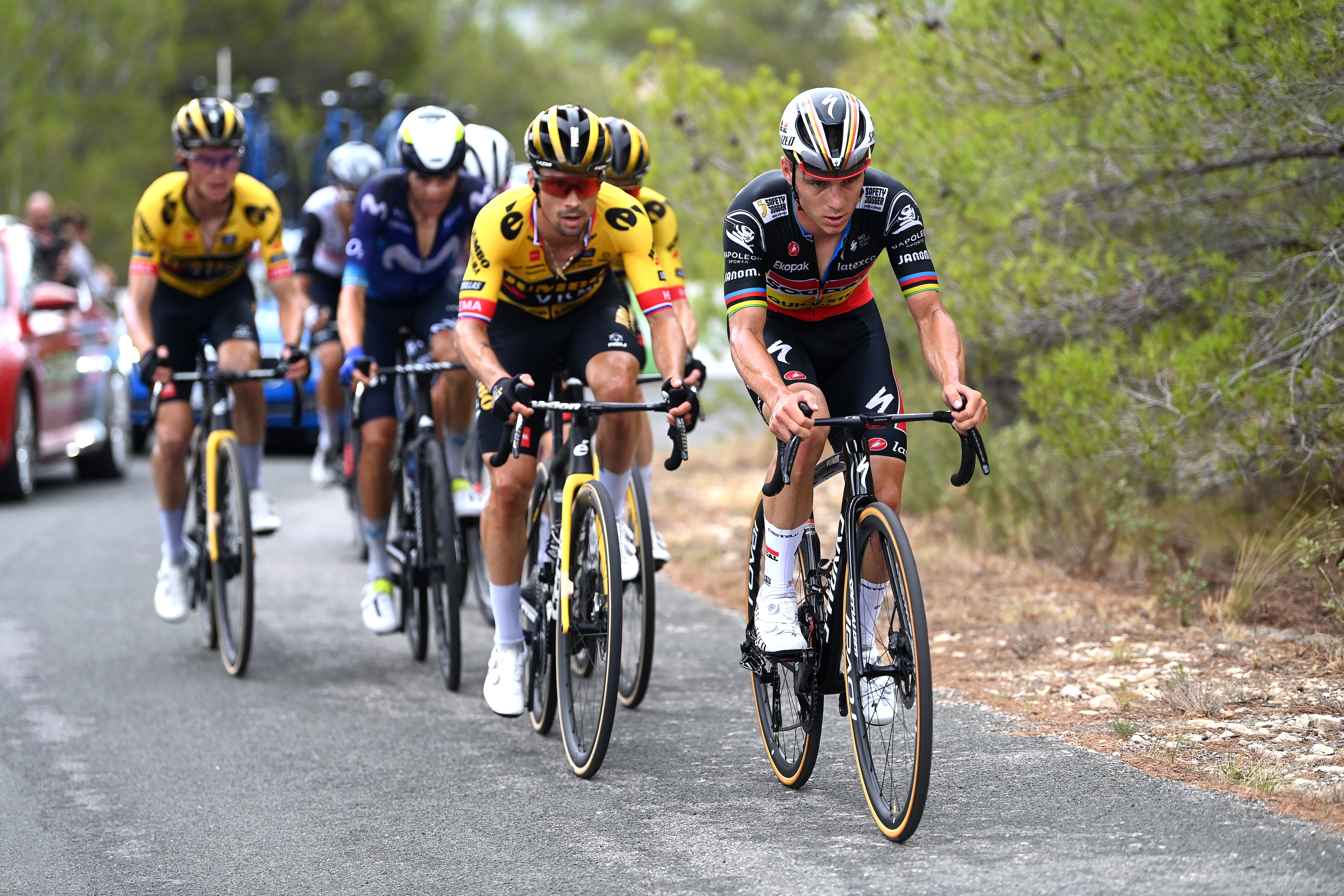 Primoz Roglic, ganador de la octava etapa de la Vuelta a España. (Photo by Tim de Waele/Getty Images)