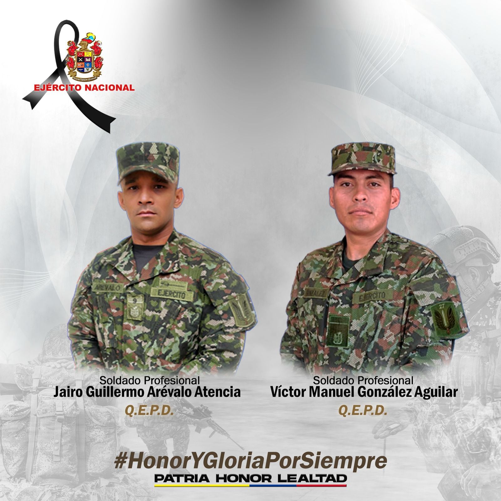 Dos soldados muertos por fuego amigo en Arauca.