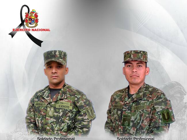 Dos soldados muertos por fuego amigo en Arauca.