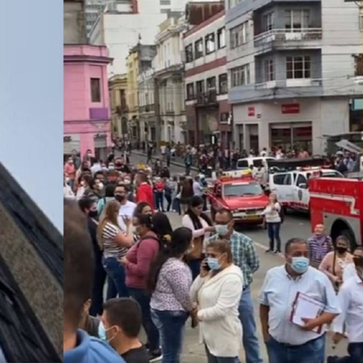 Conato de incendio en una de las torres de la Alcaldía de Manizales