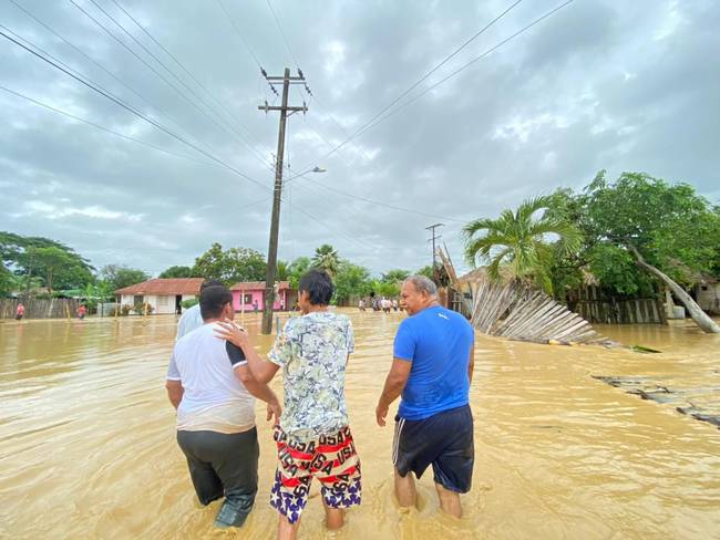 Departamento de Córdoba afectado por las inundaciones Foto: cortesía prensa Alcaldía Tierralta (referencia).