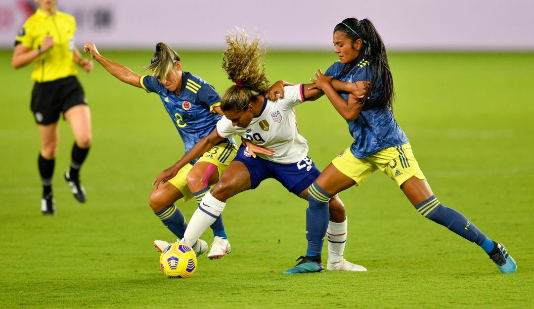 Colombia y Estados Unidos se habían enfrentado en juegos amistosos en enero del año pasado.