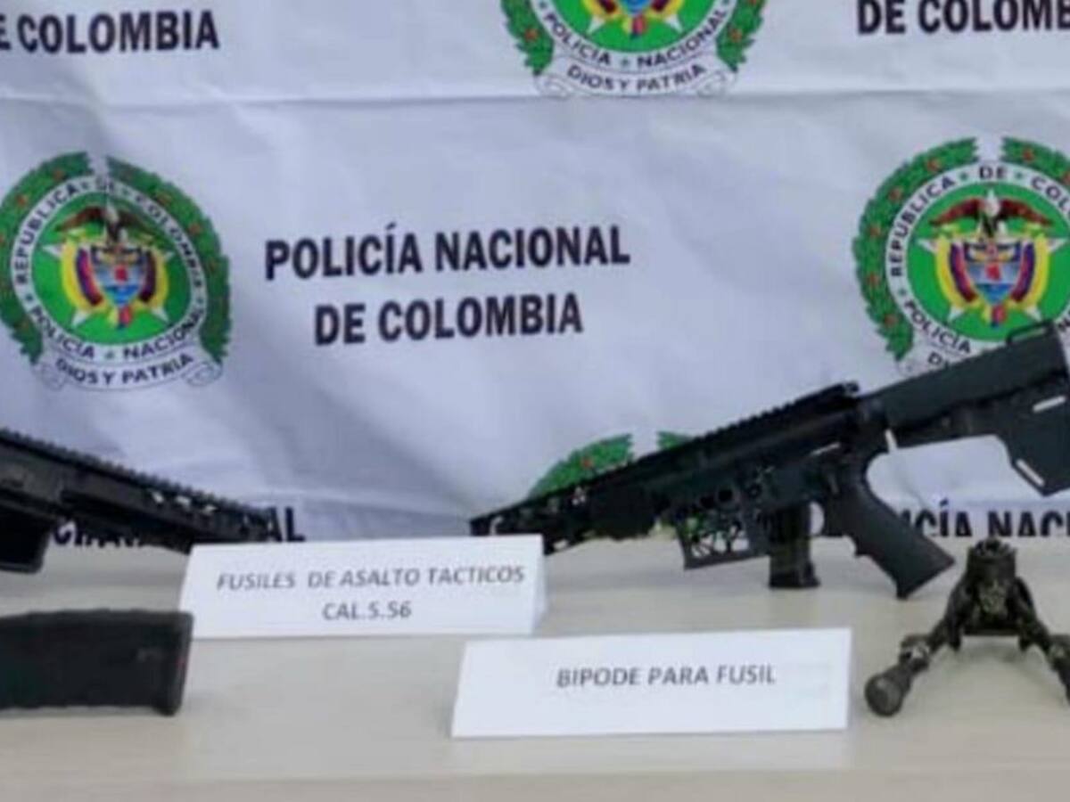 Armas decomisadas no eran para atentar contra el Gobernador de Magdalena