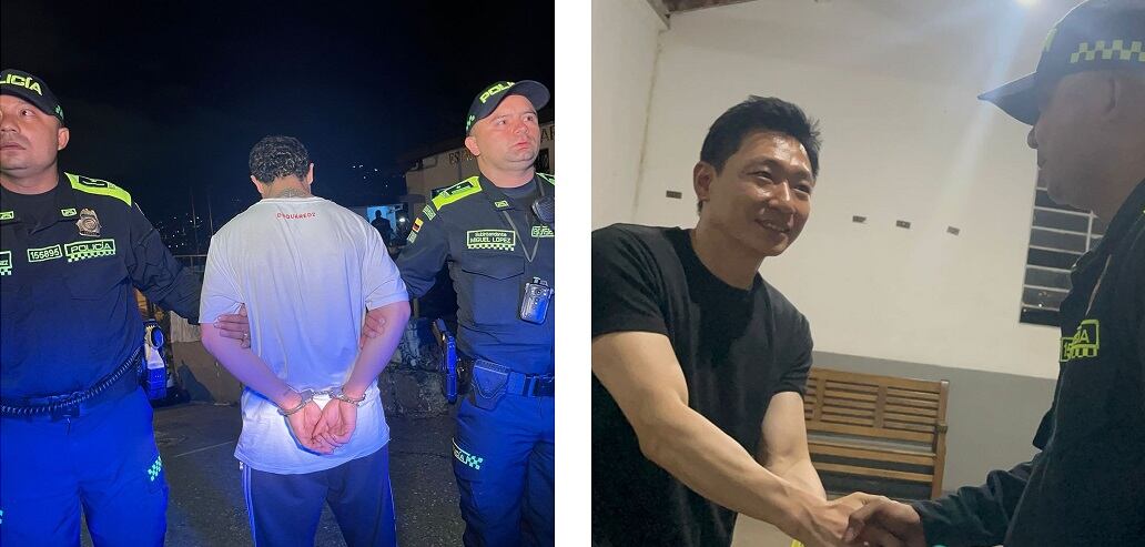 Capturado y extranjero víctima