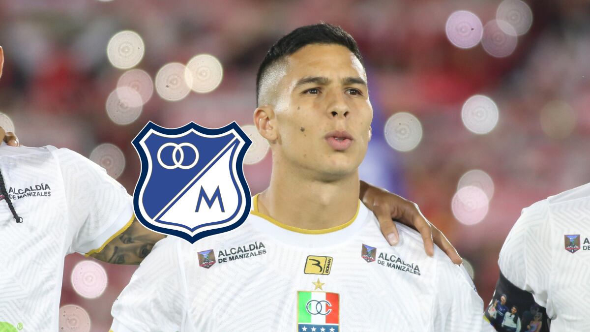 Mateo García, volante del Once Caldas y jugador pretendido por Millonarios / Getty Images.