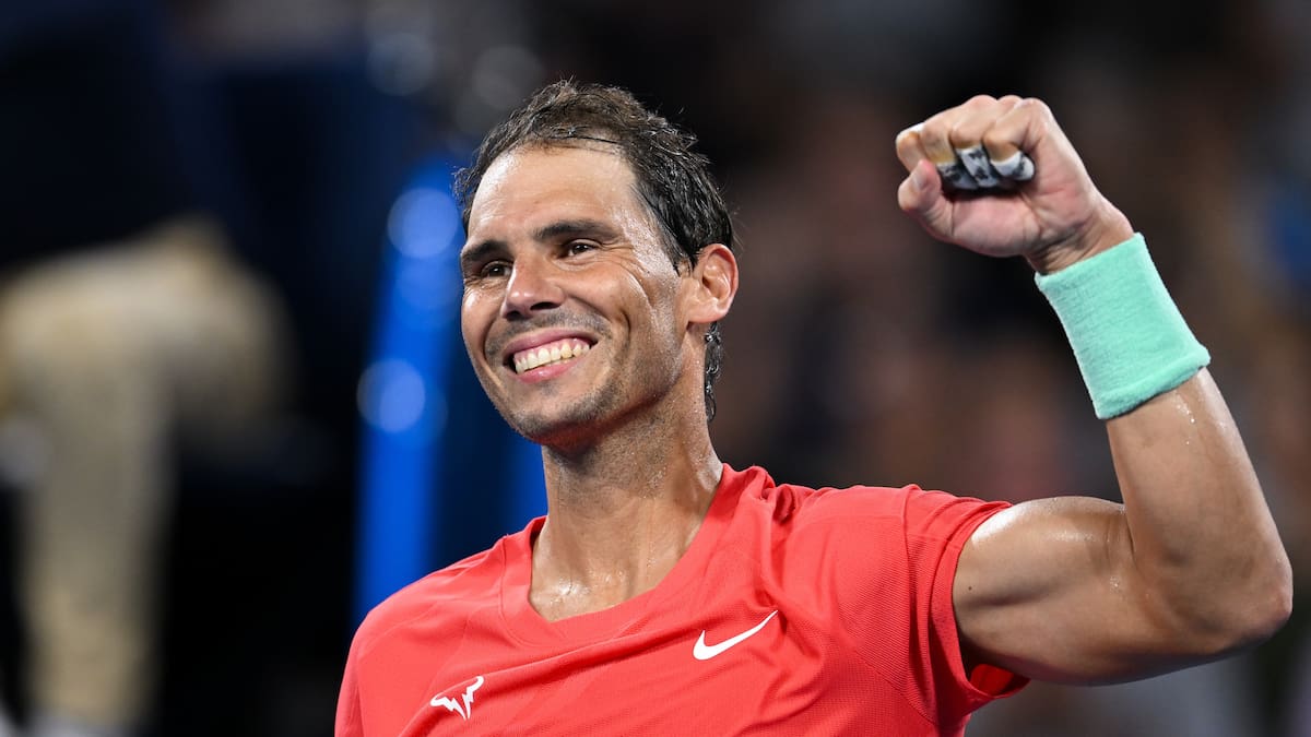 Rafael Nadal continúa sólido en su regreso y ya está en tercera ronda de Brisbane