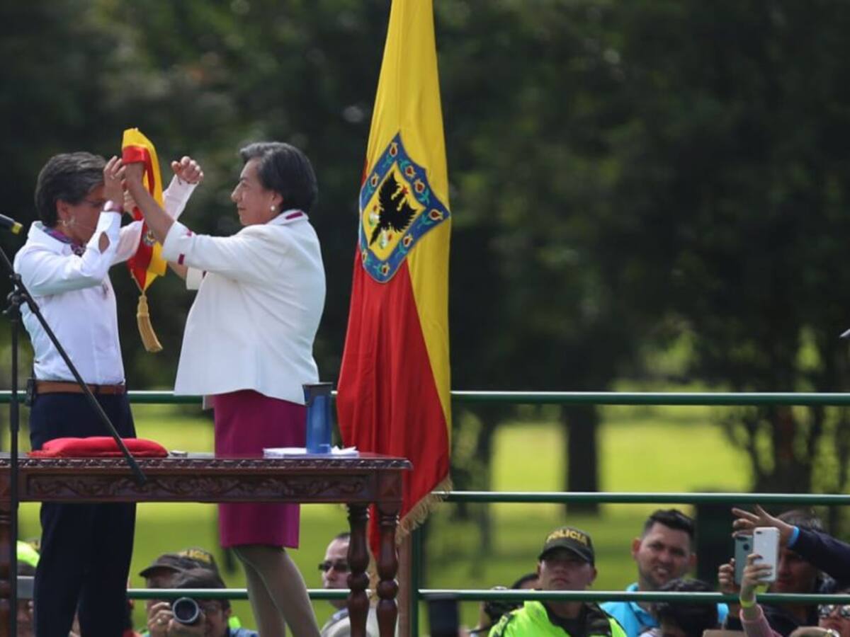 En fotos vea la posesión de Claudia López