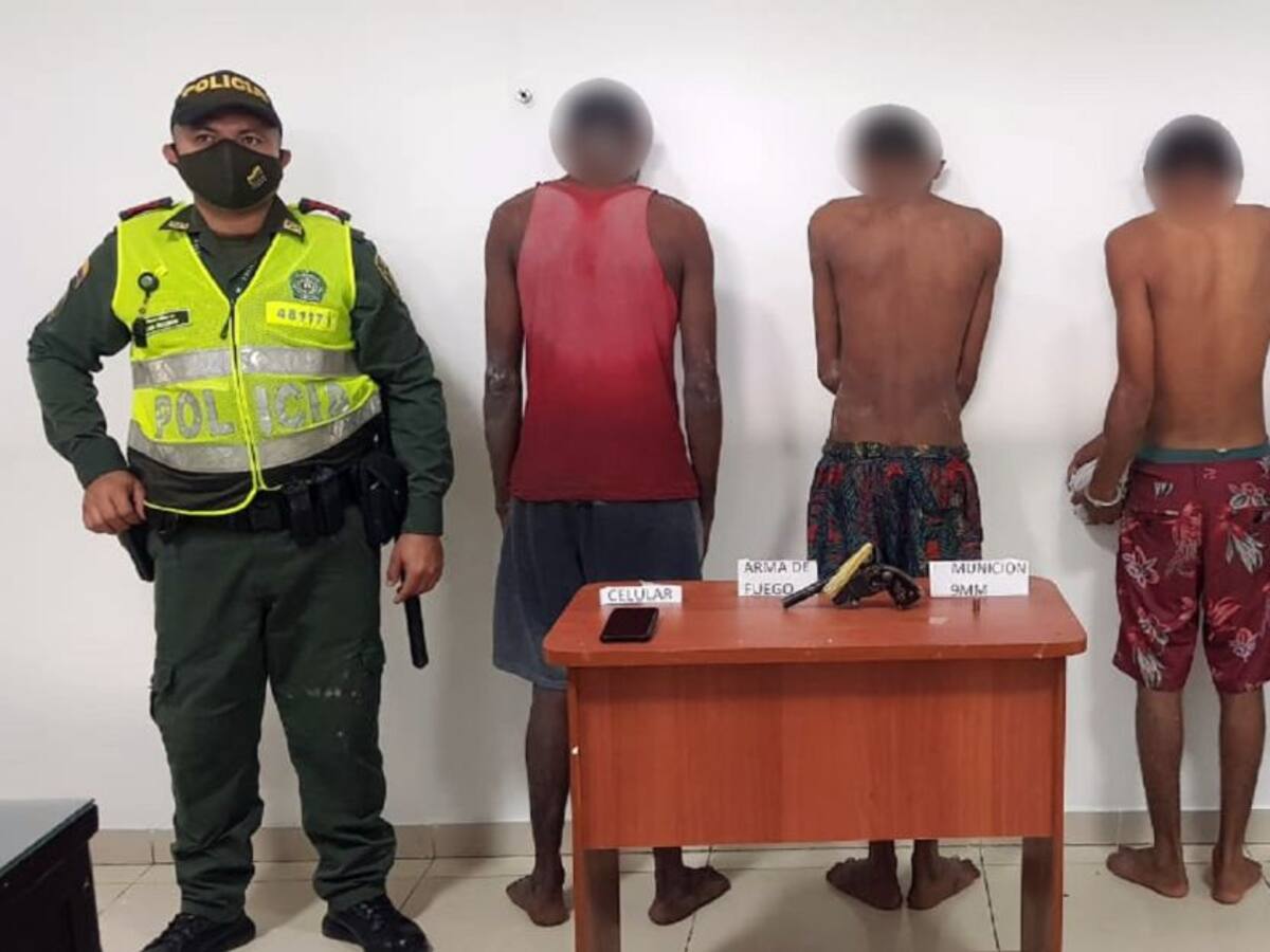Capturan a tres adolescentes tras cometer un hurto en Cartagena