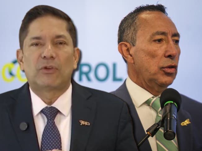 Juan Carlos Hurtado Parra y Ricardo Roa. Fotos: captura de pantalla video Ecopetrol / (Colprensa - Cristian Bayona).