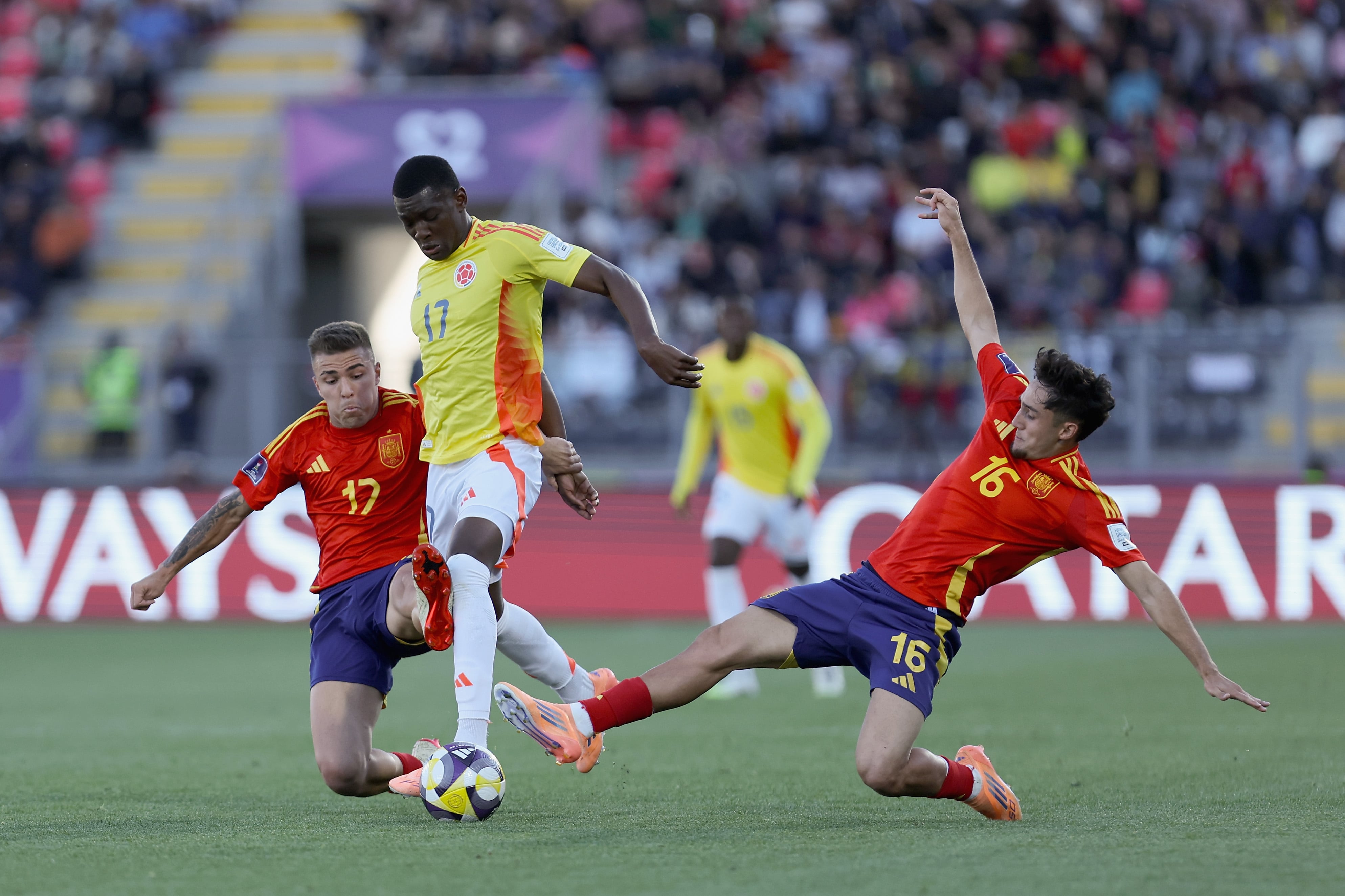Juan Arizala, en el pasado Mundial Sub-20 con la Selección Colombia. (Photo by Ricardo Moreira - FIFA/FIFA via Getty Images)