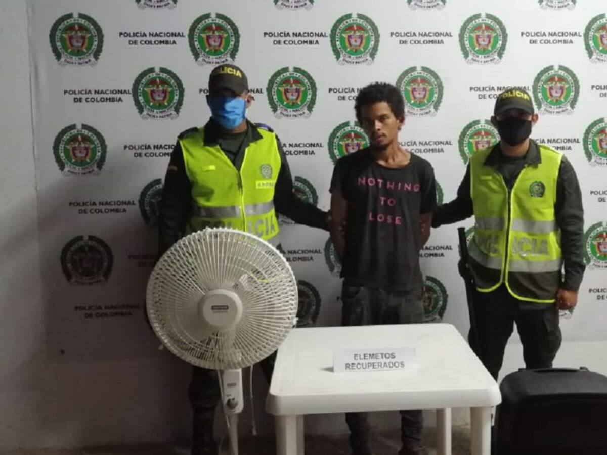 Capturan a presunto responsable de hurto en una iglesia de Magangué