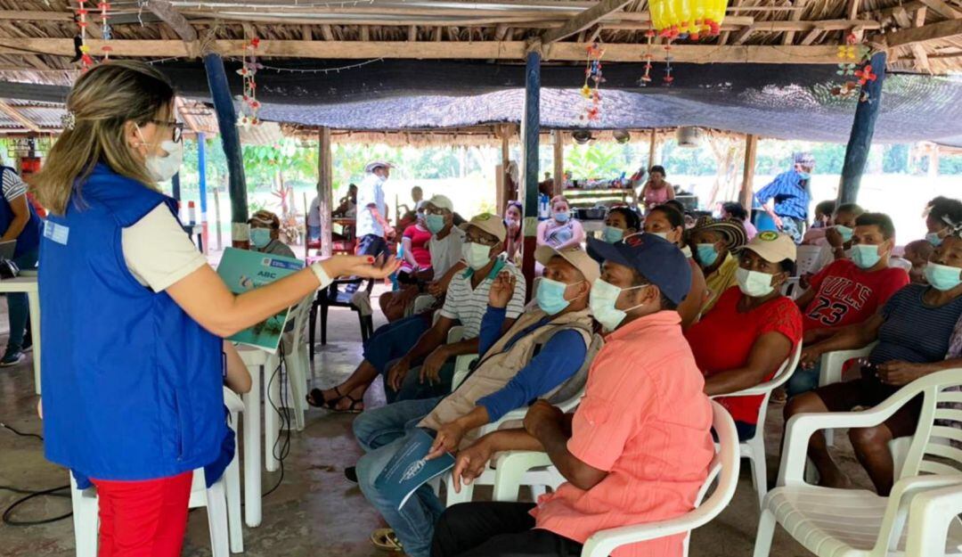 Comunidad étnica de Verruguita aprobó documento de caracterización del daño